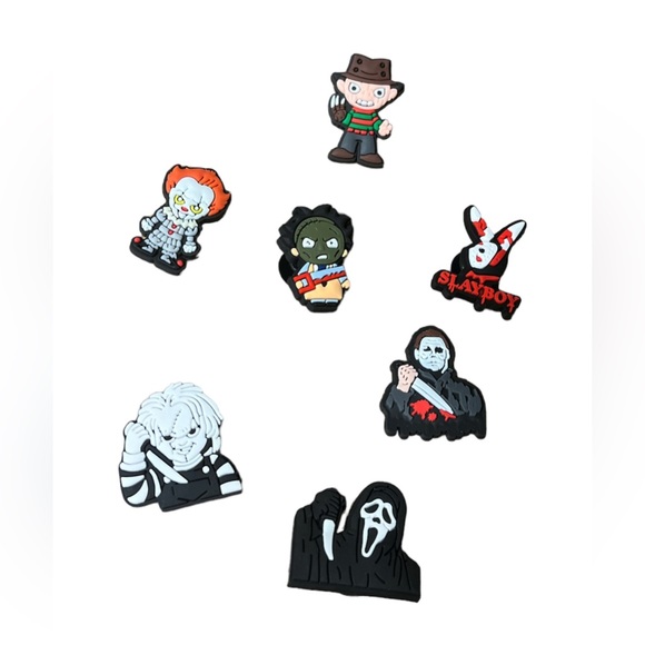 Accessories New 7 Horror Movie Themed Jibbitz Poshmark